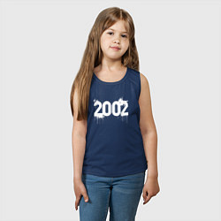 Майка детская хлопок Граффити стиль 2002, цвет: тёмно-синий — фото 2