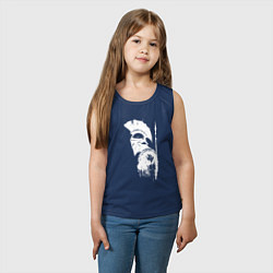 Майка детская хлопок Один из 300 спартанцев, цвет: тёмно-синий — фото 2