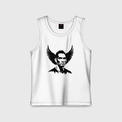Майка детская хлопок Крылатый Тони Фергюсон, цвет: белый