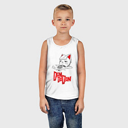 Майка детская хлопок Dandadan - chill, цвет: белый — фото 2