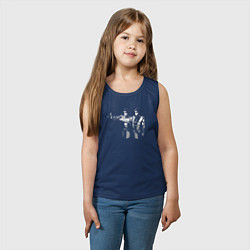 Майка детская хлопок Саб-зиро и Скорпион, цвет: тёмно-синий — фото 2