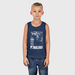 Майка детская хлопок Malenia - elden ring, цвет: тёмно-синий — фото 2