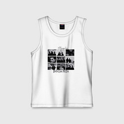 Майка детская хлопок Depeche Mode - Strangelove - music video shots, цвет: белый
