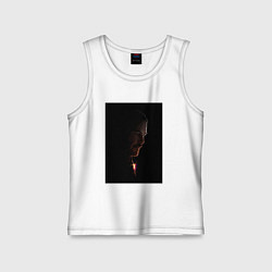 Майка детская хлопок John Wick in the dark, цвет: белый