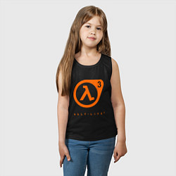 Майка детская хлопок Half-Life 3, цвет: черный — фото 2