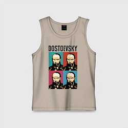Майка детская хлопок Dostoevsky, цвет: миндальный