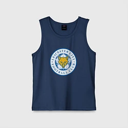 Майка детская хлопок Leicester City FC, цвет: тёмно-синий