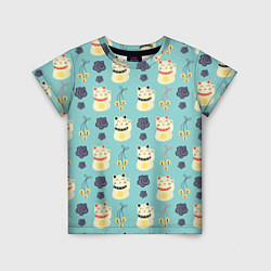 Детская футболка Кошки счастья