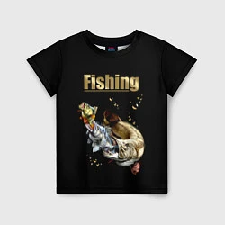 Детская футболка Gold Fishing
