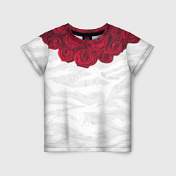 Детская футболка Roses White