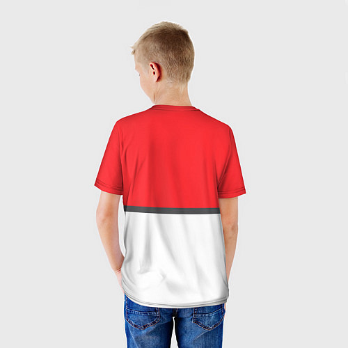 Детская футболка Покеболл - Покемоны / 3D-принт – фото 4