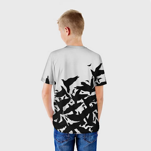Детская футболка Bird / 3D-принт – фото 4
