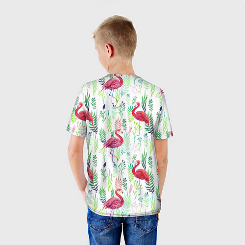 Детская футболка Цветы и бабочки 2 / 3D-принт – фото 4