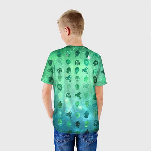 Детская футболка KillerCroc Face / 3D-принт – фото 4