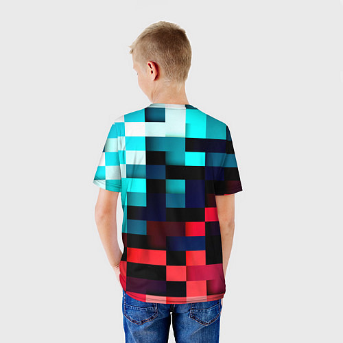 Детская футболка Pixel Color / 3D-принт – фото 4