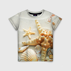 Детская футболка Морские ракушки