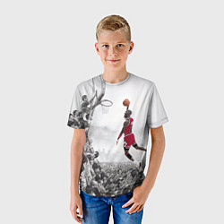 Футболка детская Michael Jordan NBA, цвет: 3D-принт — фото 2