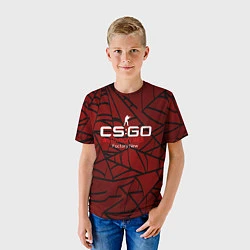 Футболка детская Cs:go - Crimson Web Style Factory New Кровавая пау, цвет: 3D-принт — фото 2