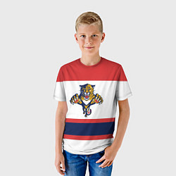 Футболка детская Florida Panthers, цвет: 3D-принт — фото 2