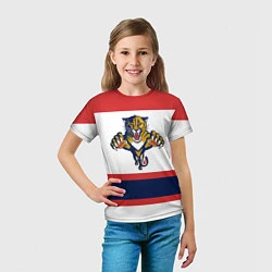 Футболка детская Florida Panthers, цвет: 3D-принт — фото 2