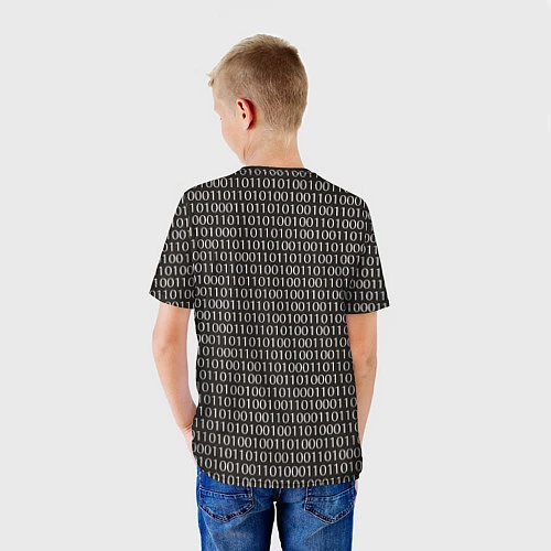 Детская футболка Mr. Robot: Binary code / 3D-принт – фото 4