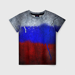 Детская футболка Русский триколор