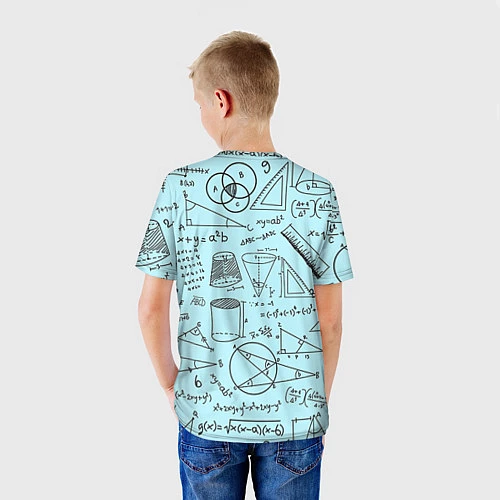 Детская футболка Учителю математики / 3D-принт – фото 4
