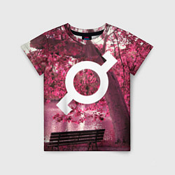 Детская футболка 30 STM: Pink Glyph