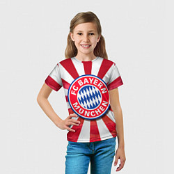 Футболка детская FC Bayern, цвет: 3D-принт — фото 2