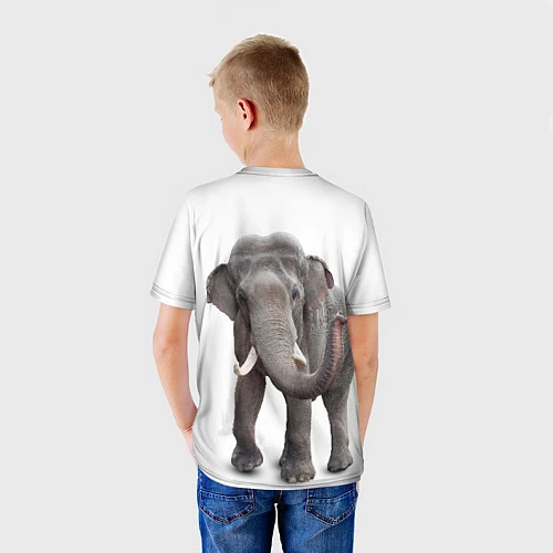 Детская футболка Большой слон / 3D-принт – фото 4