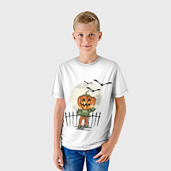 Футболка детская Halloween, цвет: 3D-принт — фото 2