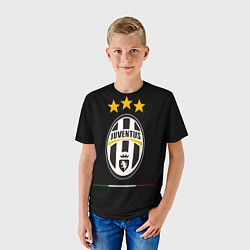 Футболка детская Juventus: 3 stars, цвет: 3D-принт — фото 2
