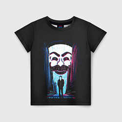 Футболка детская Mr Robot: Anonymous, цвет: 3D-принт