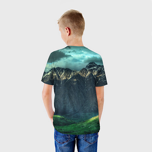 Детская футболка Стихия земли / 3D-принт – фото 4