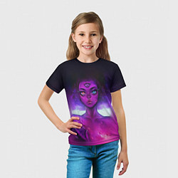 Футболка детская Космос, цвет: 3D-принт — фото 2