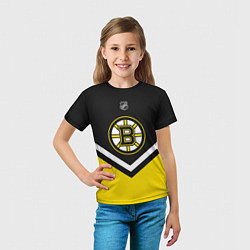 Футболка детская NHL: Boston Bruins, цвет: 3D-принт — фото 2