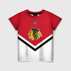 Футболка детская NHL: Chicago Blackhawks, цвет: 3D-принт