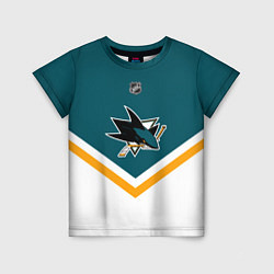 Футболка детская NHL: San Jose Sharks, цвет: 3D-принт