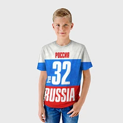 Футболка детская Russia: from 32, цвет: 3D-принт — фото 2