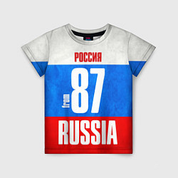 Футболка детская Russia: from 87, цвет: 3D-принт