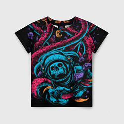 Детская футболка Космический осьминог