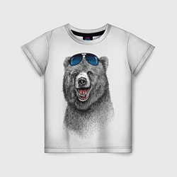 Детская футболка Счастливый медведь