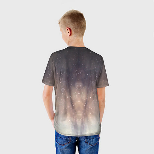 Детская футболка Лисенок в снегу / 3D-принт – фото 4