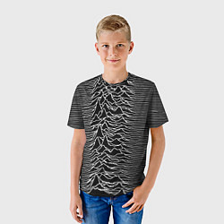 Футболка детская Joy Division: Unknown Pleasures, цвет: 3D-принт — фото 2