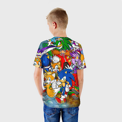 Детская футболка Sonic Stories / 3D-принт – фото 4