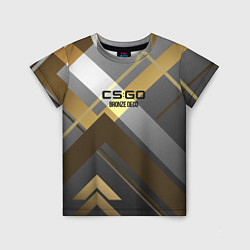 Детская футболка Cs:go - Bronze Deco Бронзовая декорация 2022