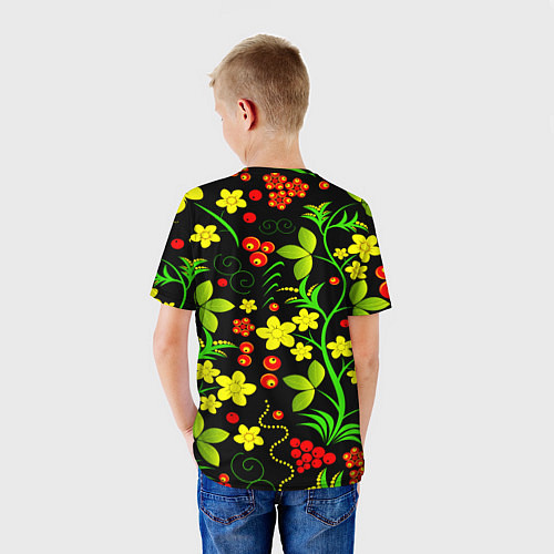 Детская футболка Natural flowers / 3D-принт – фото 4