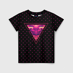 Детская футболка Треугольная геометрия