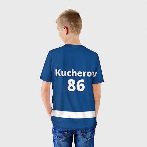 Детская футболка Tampa Bay: Kucherov / 3D-принт – фото 4