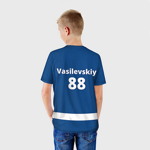 Детская футболка Tampa Bay: Vasilevskiy / 3D-принт – фото 4